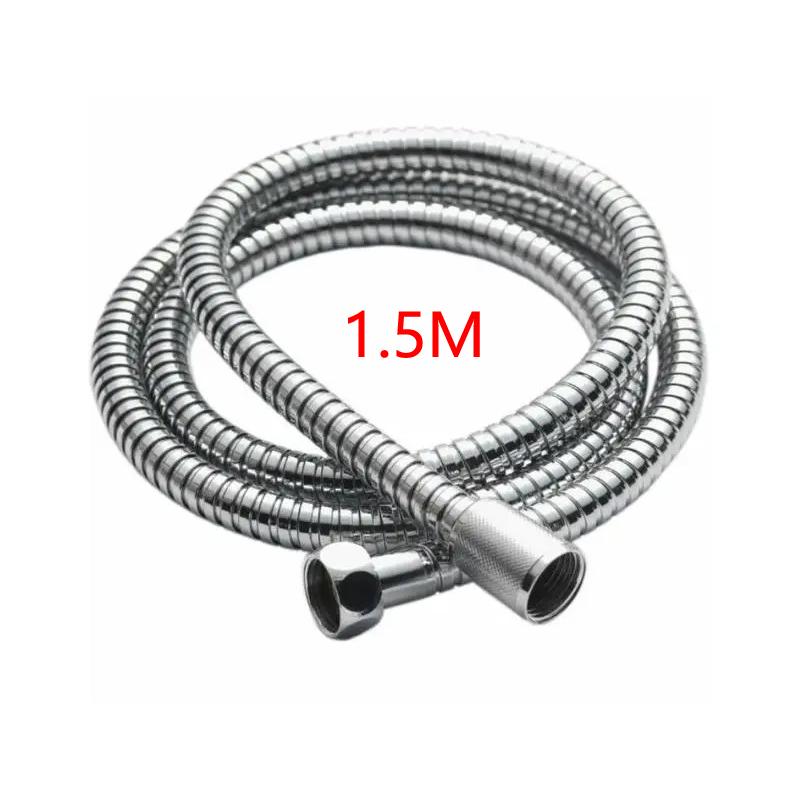 Silver Shower Head High Pressure Water Output Universal Adaptation Pressurized Hand Shower Nozzle Water Bathroom Accessories