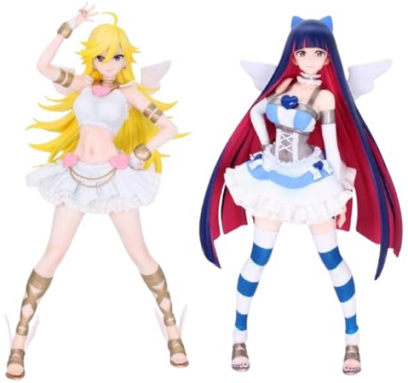 New PANTY STOCKING with GARTERBELT BRILLIANT Figures Set of 2 & (approx. 21cm) -