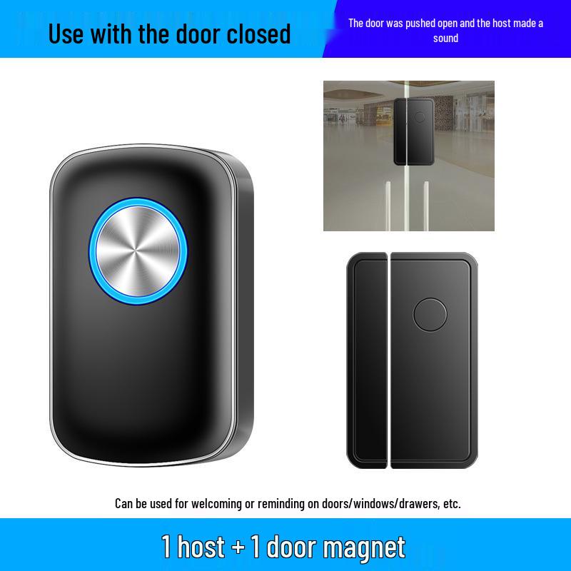 Supermarket Door Alarm: Magnetic Induction Reminder for Refrigerator and Freezer Doors in Convenience Stores.