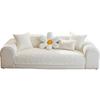 Korean Cotton Sofa Cushion, Universal Non-slip Seat Cushion Cover for All Seasons, Simple Solid Color Sofa Cover Cover