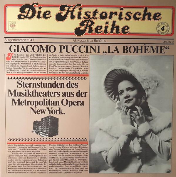 

LP Record BIDU SAYAO RICHARD TUCKER GIUSEPP Puccini La Boheme CBS78243 CBS 1981 Germany Classical Used