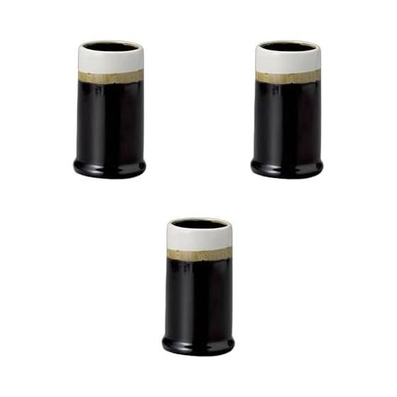 Black and White Nagashi Chopstick Holder 7.5x12.5cm Ceramic Chopstick Rest Setomonohompo