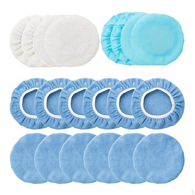 20 Bucăți Mașină Orbitală Polizor Pad Detailing Burete Microfibră Aplicatoare Ceară
