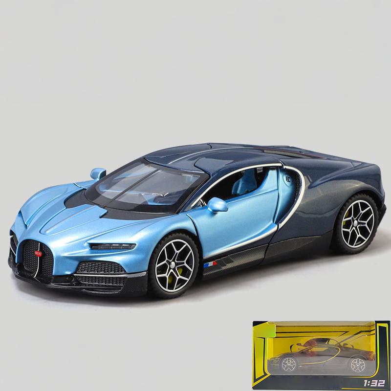 1/32 Scale Bugatti Tourbillon V16 Supercar Alloy Metal Diecast Model Car Children's Toys Mini GT Collection Hobbies Birthday Gifts Boy