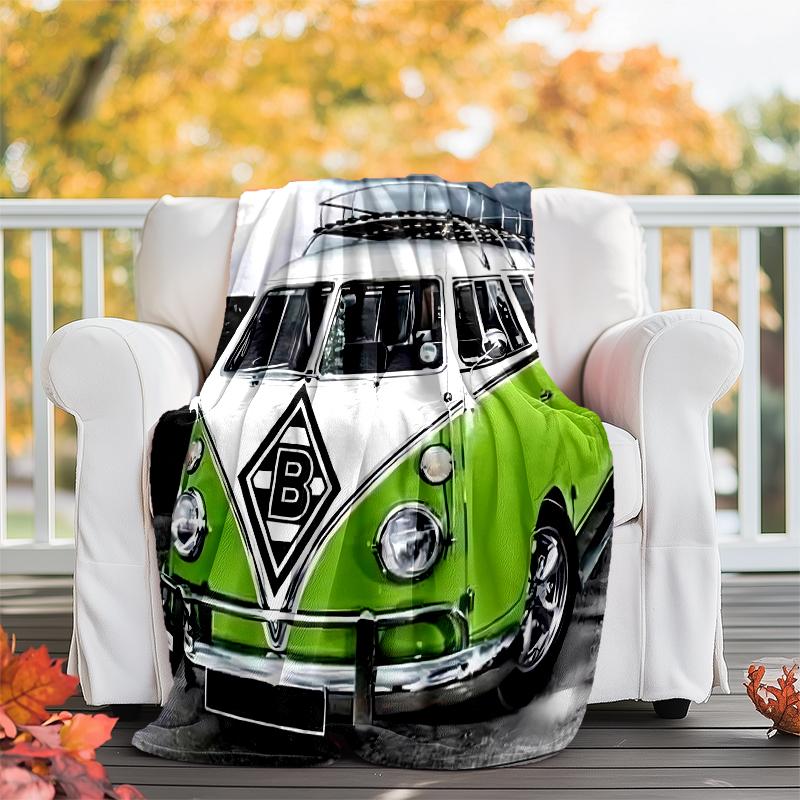 Borussia Monchengladbach Logo Printed Throw Blanket—soft,warm;versatile Blanket for All Seasons—perfect As &air-conditioning Throw,nap Blanket