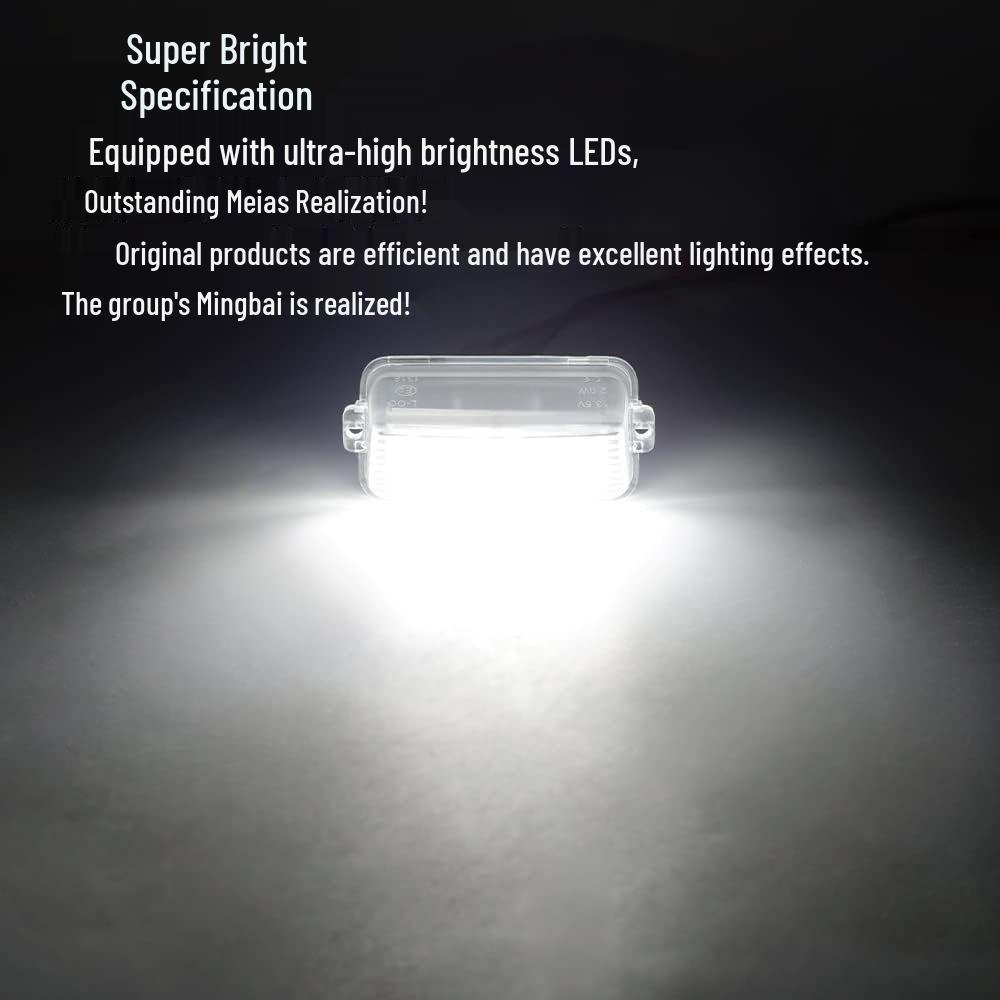 Toyota Noah Voxy 80 Series LED License Plate Light - High Brightness Replacement