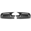 For Renault Megane 2 MK2 2002-2009 Car Rearview Side Mirror Cover Wing Cap Sticker Exterior Door Case Trim Carbon Fiber Black