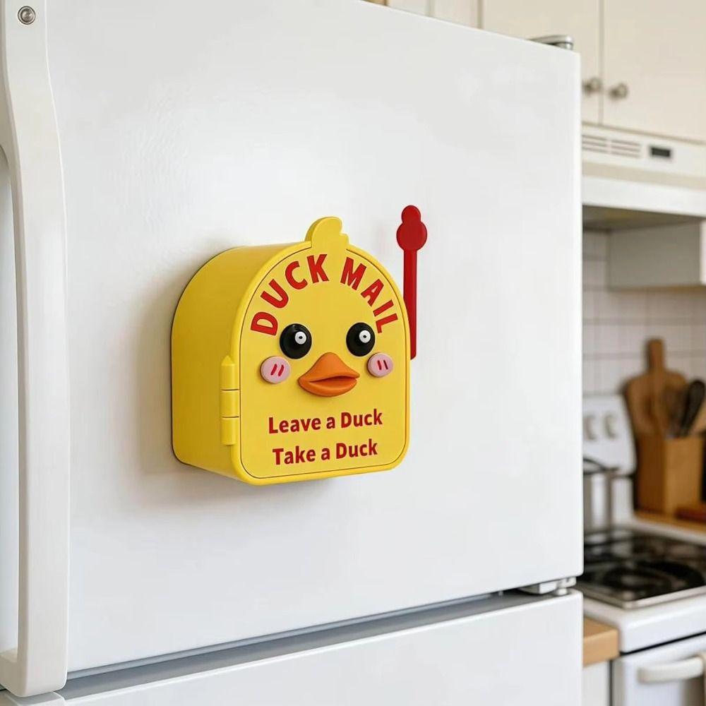Gift Magnetic Duck Mailbox 3D Printed Door Decoration Sailor 3D Printed Duck Home Decor