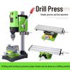 High-Precision Miniature Bench Drill: Industrial-Grade Small Drill Press for Woodworking and Household Use