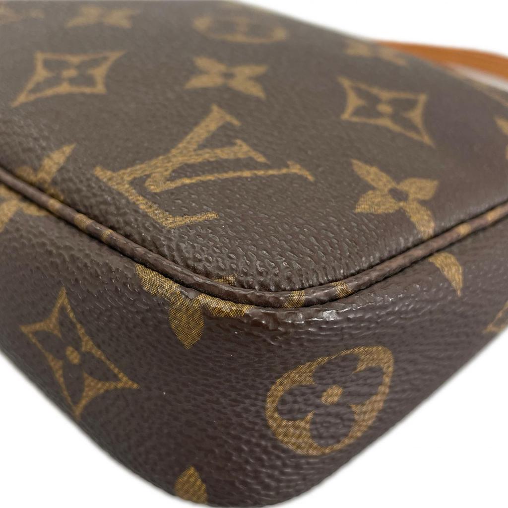 LOUIS VUITTON Pochette Accessoires M51980 Pouch Brown Women used