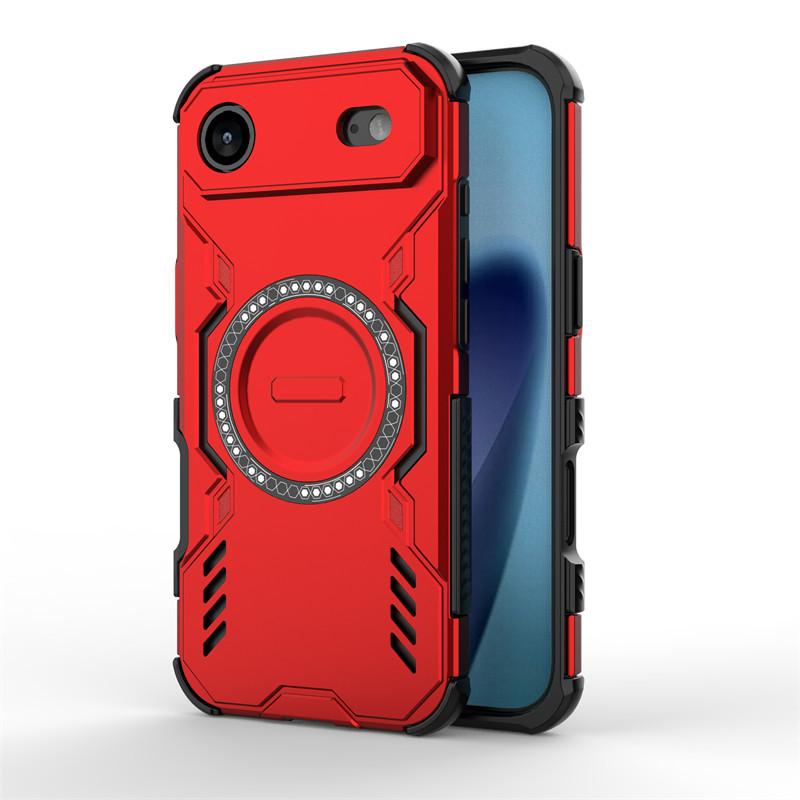 

For iPhone Air Case iPhone 17 Air Cover Heat Dissipation Magnetic Wireless Charging Phone Cases For iPhone 17 Pro Max Funda iPhone Air красный