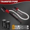 Fuel Transfer Pump With Clip -Battery Operated Gas Pump - Liquid Transfer Pump For Water Kerosene Gasoline Pump - Battery Powered Water Pump, 2.2