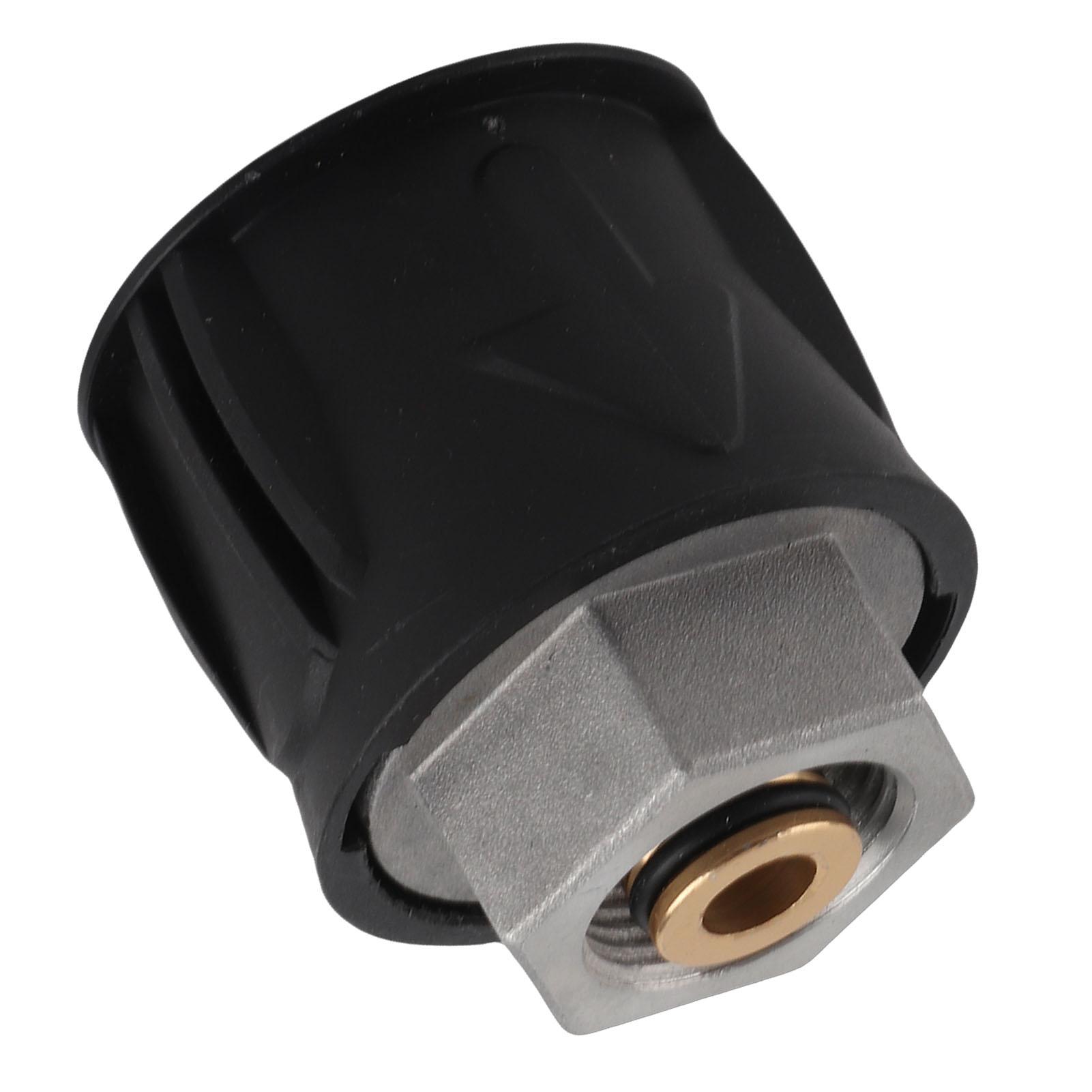 M22 14mm Adapter for Pressure Washer, Quick Connector, Aluminum, 4000 Psi, Efficient Cleaning for Pressure Washer