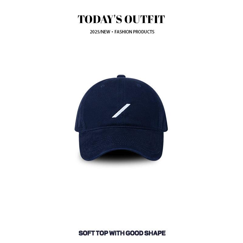 New Baseball Cap Slash Casual Baseball Cap Spring and Summer Simple Face Showing Small Sun Protection Baseball Cap Sun Protection Hat