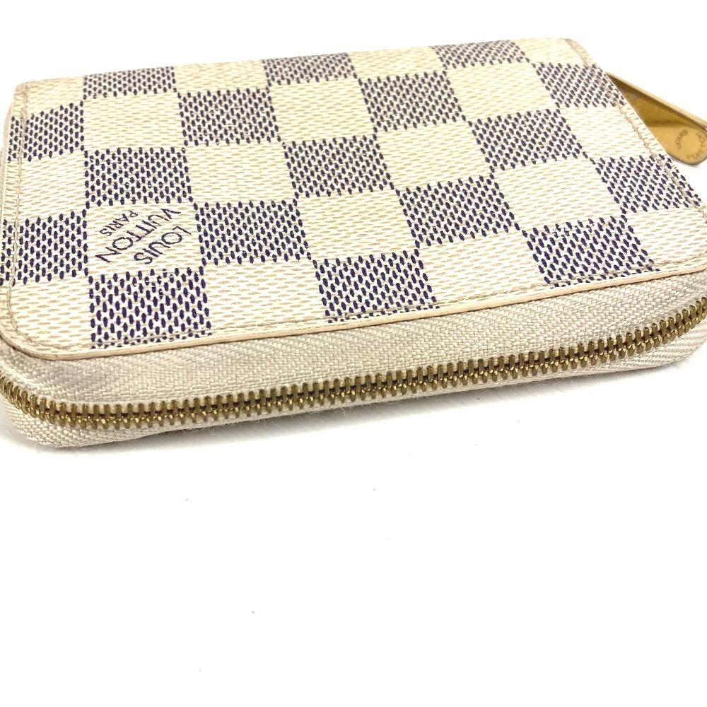 Louis Vuitton N63069 Damier Azur Zip-around Coin Purse Wallet