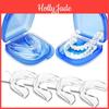 Sleep Pack 4 Night Guard Teeth Grinding Retainer Moldable Fit Mouth Guard For Teeth Grinding With Carry Case Custom Fit Teeth Retainers