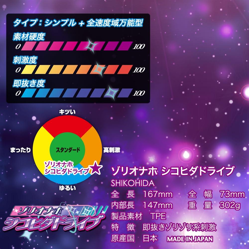 Zorionahole Shikohida Drive Toys Heart High Stimulation Vertical Folds Zorizori Zori Clear Pink Hard Onahole Onaho Onahole Onaho Onahole Tight Onahole