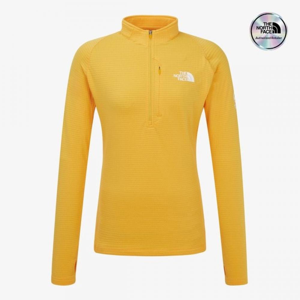 The North Face Women S Long Sleeve Hoodie Yellow Nt7lr88c YELLOW/085