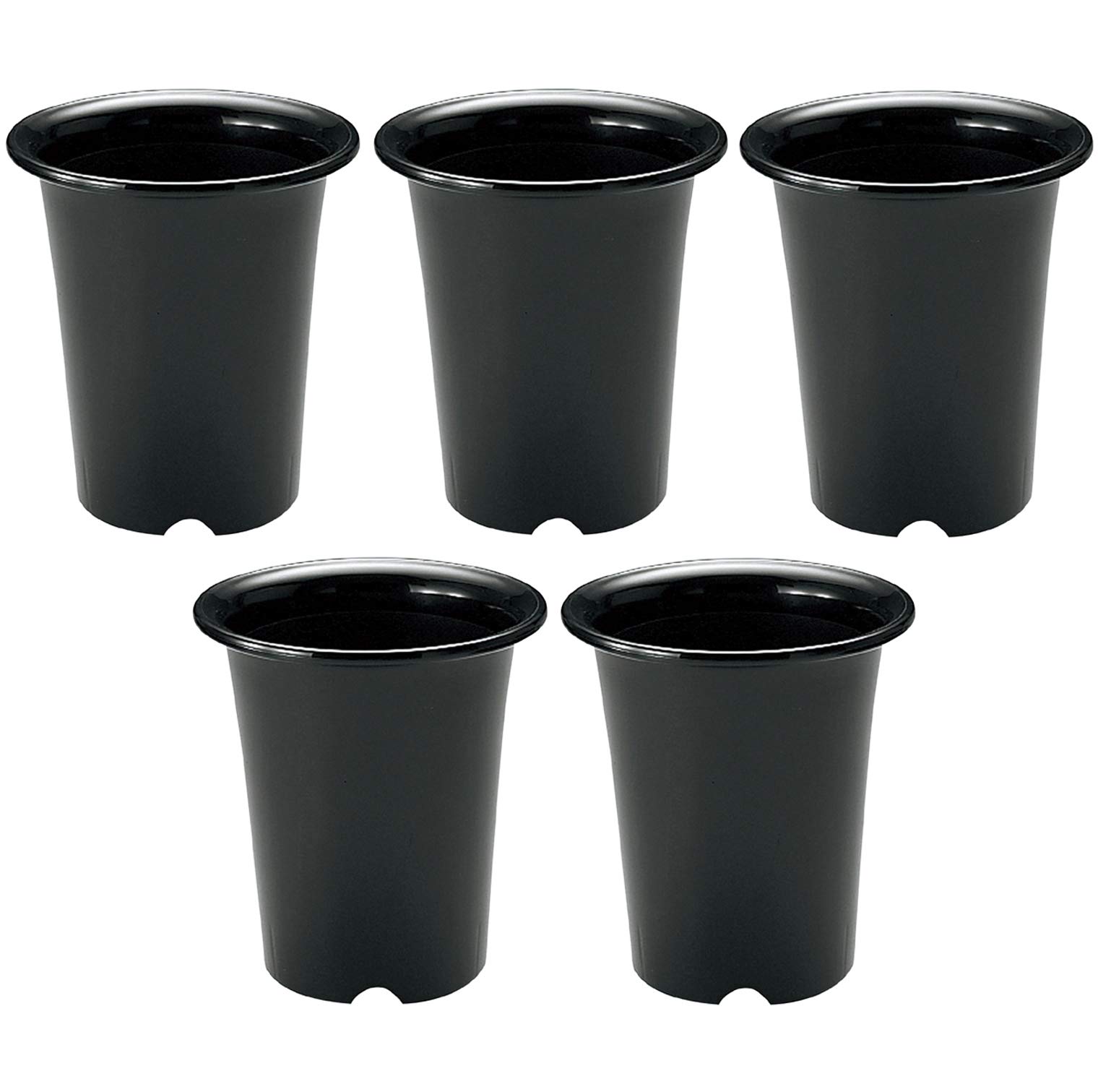

Richell Orchid Size Set of Made in 002106 Pot, 8, 5.5L, Black, 5, Japan, чёрный