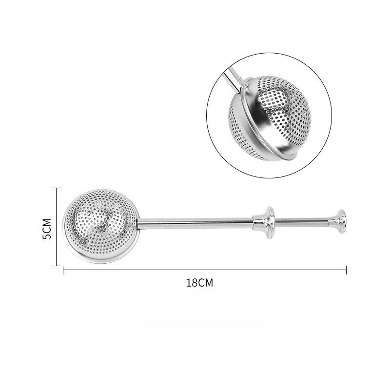Nerezová ocel 304 Čajový filtr Kreativní přenositelnost Závěsný typ Trubička Čajový sítko Příslušenství Víceúčelový filtr Kuchyňský gadget