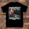 Men's Project Pat Poster T-Shirt – Vintage Loose-Fit Crew Neck Short-Sleeve Tee Pure Cotton Casual Loose-Fit T-Shirt