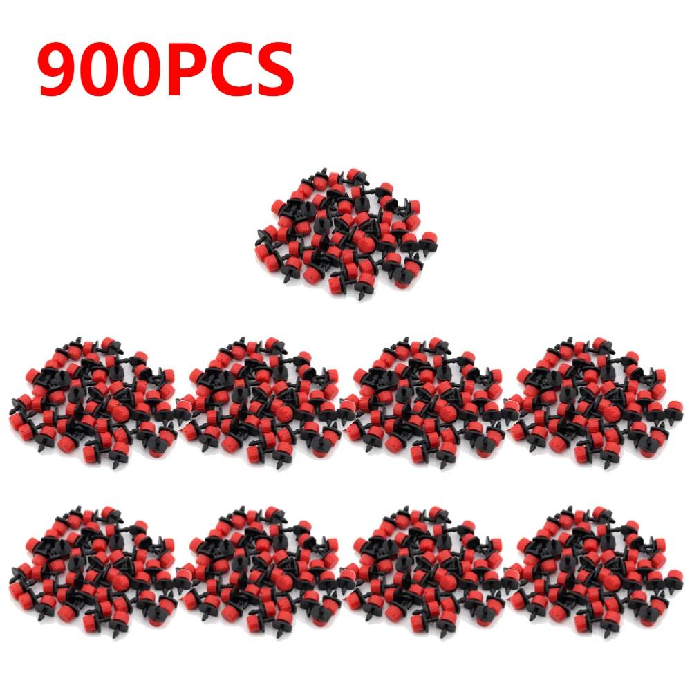 1000-100PCS Garden Micro Drip Irrigation Sprinkler Water Dripper Plants Greenhouse Auto Watering System Nozzle Sprayer Sprinkler