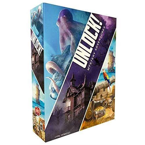 Asmodee Italia Asmodee Italie Unlock Mystery Adventures Jeu de Table, Bleu, - SCUNL02IT