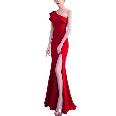 Party Long Mermaid Tight Cabaret Wedding Reunion Elegant Slimming Concert Reception Recital Dress [BaiFuFen] Dress, Dress, Dress, Fit, Sleeveless,