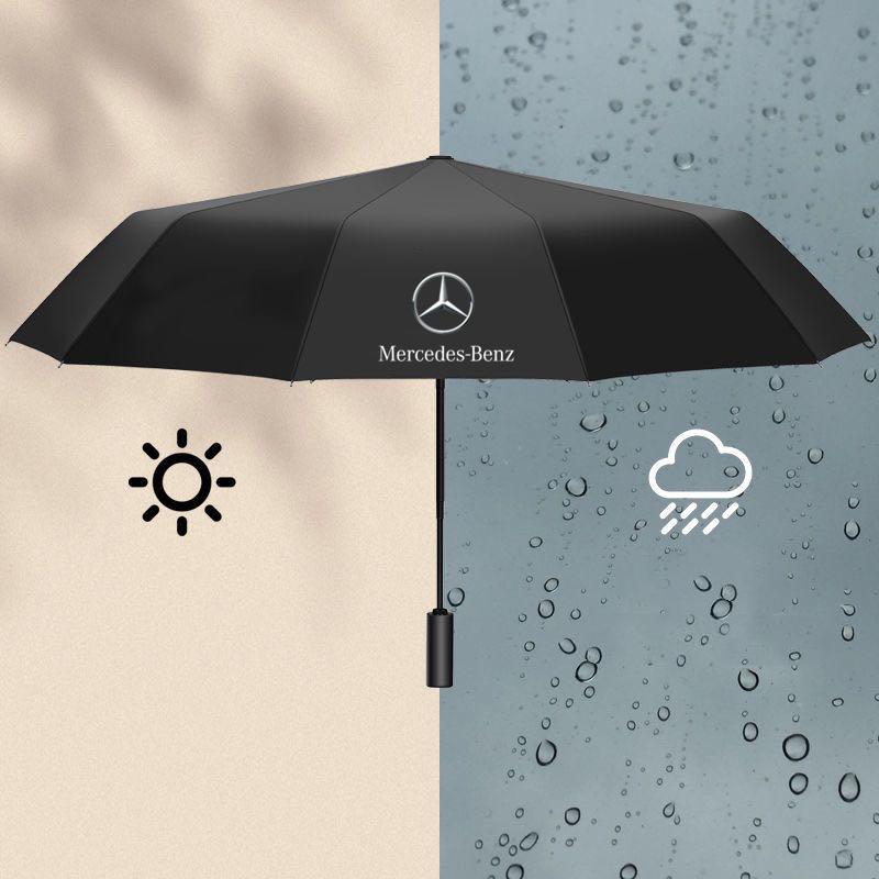 Car Automatic Umbrella Waterproof Windproof Umbrella For Mercedes benz E GLK CLS A W204 W213 W221 ML ABR Apple Tree Accessories NP1