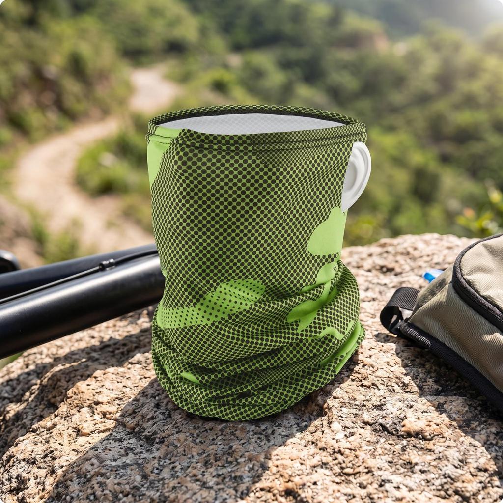 Breathable Biking Face Covering | Lightweight Sun Protection, TubeStyle Neck Gaiter, for Fishing