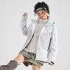 Outdoor three-in-one jacket men's and women's color matching removable cap waterproof and windproof mountaineering suit group buying can be printed