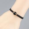 Handmade Strawberry Crystal Obsidian Bracelet for Couples - Good Luck Gift for Best Friend or Girlfriend