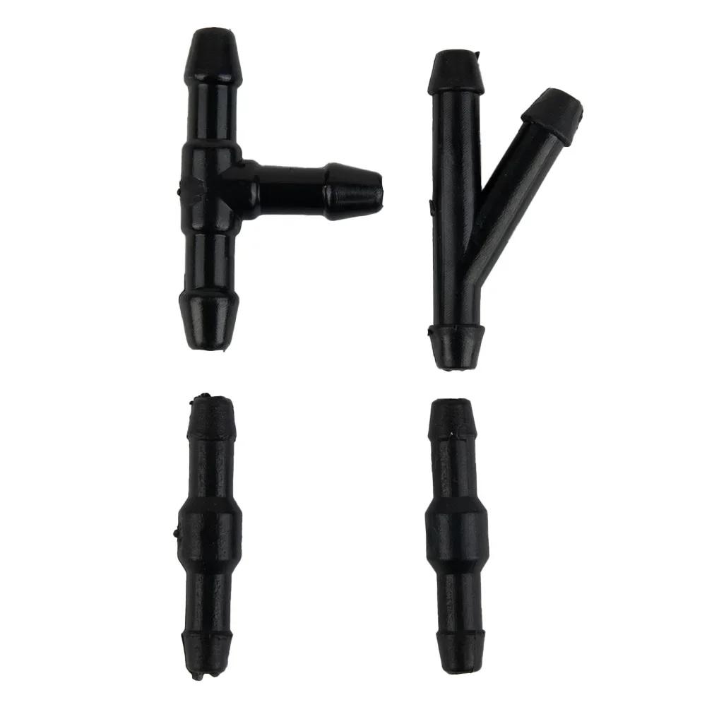 Kits Hose Hose Connectors Rubber&Plastic Washer Jet Windshield Car For Nozzle Pump T-Type Tube Pipe High Quality