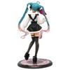 19cm Sexy Girl Hatsune Miku Anime Figure Fashion Subclture Miku Action Figure Room Decorations PVC Collection Model Doll Toys