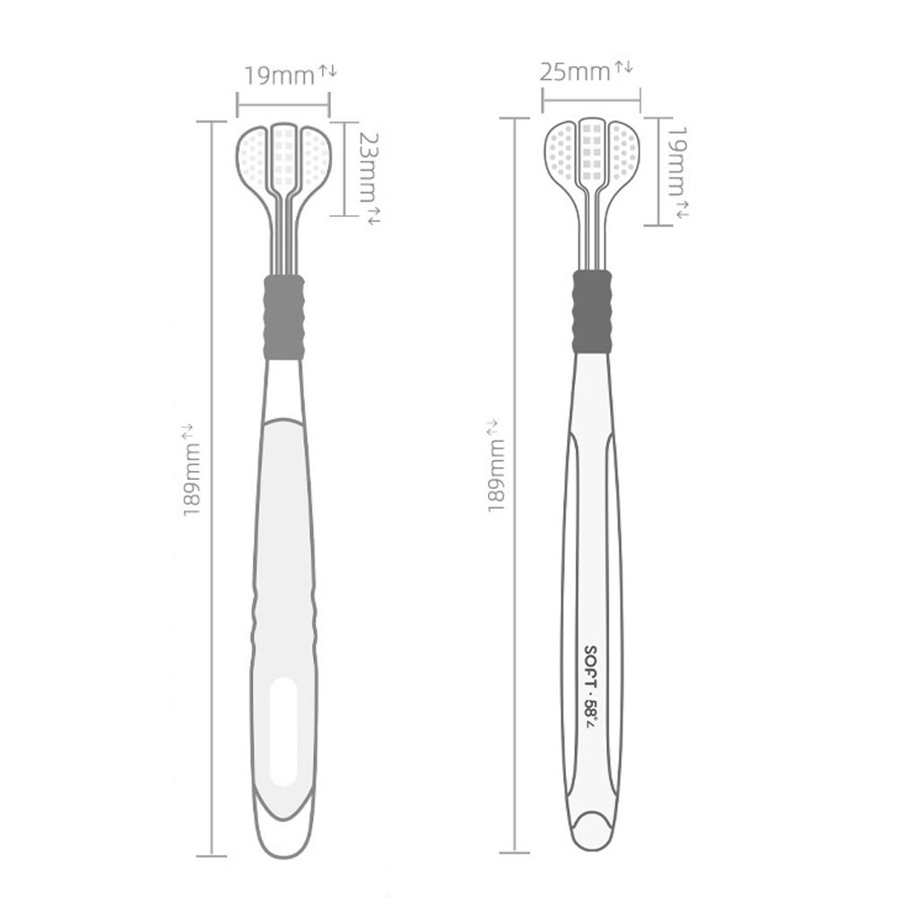U-shaped Three Sided Toothbrush 3D Fully Wrapped Soft Bristled Cleaning Brush Adult Household Gift Tooth Care