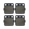 Cyleto Motorcycle Front and Rear Brake Pads for ARCTIC CAT DVX400 DVX 400 Sport TS 2x4 2004 2005 2006 2007 2008