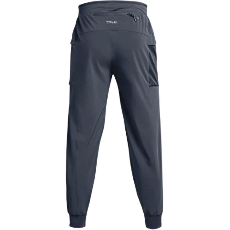 Under Armour Solid Color Loose Fit Waterproof Quick Dry Knitted Sports Pants Men bottoms Gray 1383245-044