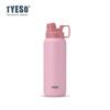 TYESO 750/900/1200/1500ml Tazza Termica Grande Capacità Acciaio Inossidabile Portatile Pentola Sportiva Tazza Acqua da Esterno Bollitore Acqua Opaco