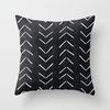 Nordic Simple Black and White Geometric Pillowcase Casual and Fashionable Fabric Home Bedside Sofa Waist Cushion Cover