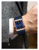 Swiss Men's Ultra-Thin Waterproof Quartz Watch with Calendar and Luminous Features