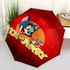 1pc Tom Jerry Adventures Umbrella with Plastic Handle,Suitable for All Seasons Travel Outdoor Multi-functional UmbrellaDCS140