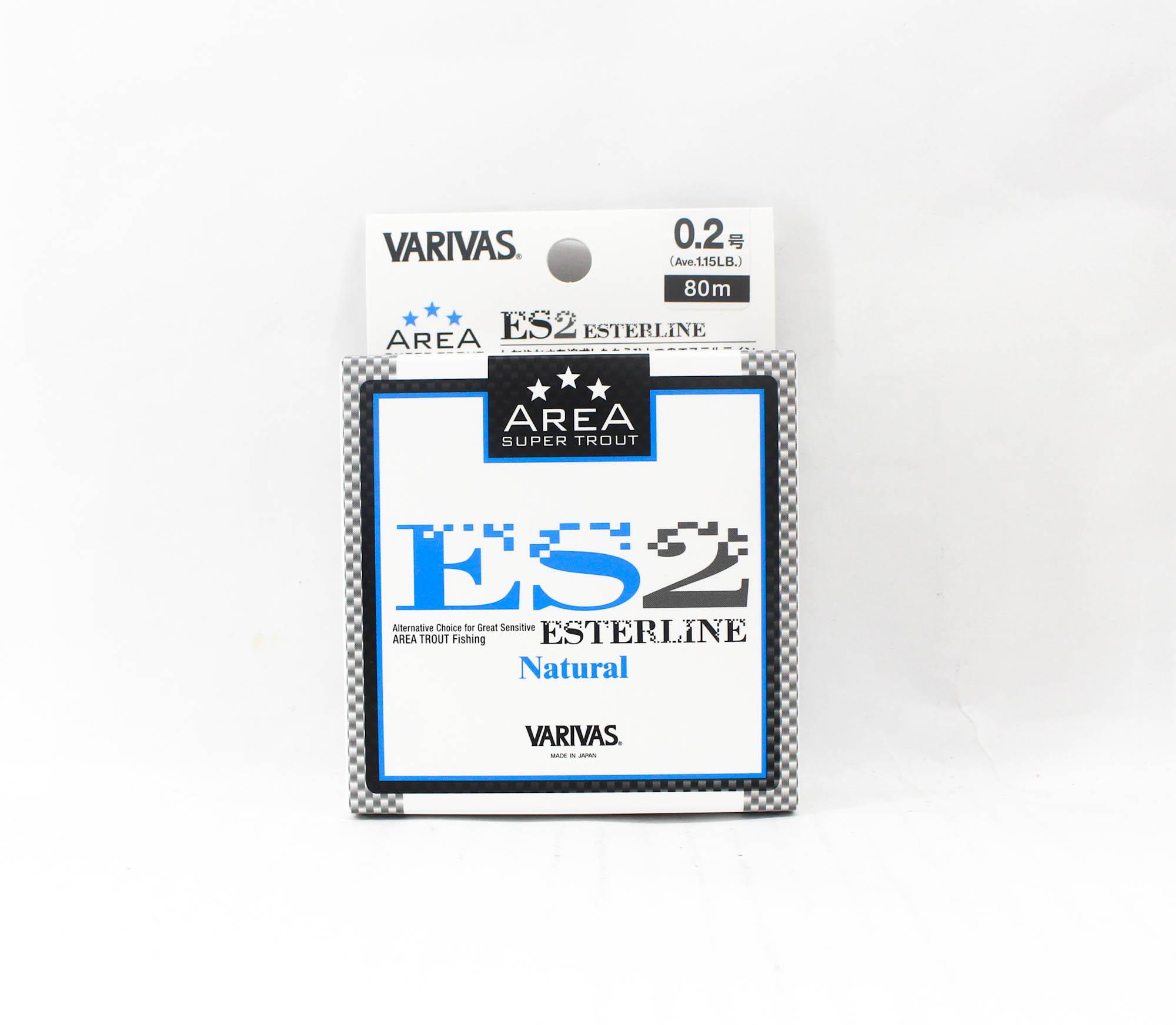 

Varivas Ester Line Trout Area ES2 Natural 80m 0.2, 1.15lb (0501) чистый