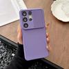 Sliding Window Lens Protection Phone Case for Samsung S26 S25U S24 S23 S22 A56