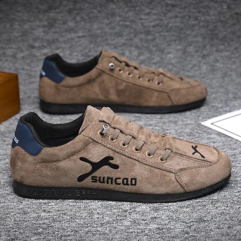 Sneaker Casual Men Designer Retro Running Shoe for Men Fashion Microfiber Leather Breathable Flat Board Driving Shoes Man