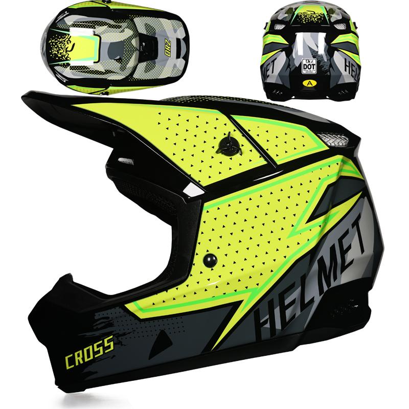 New Children Motorcycle Helmet Off-Road Helmet Downhill Am Dh Cross Capacetes Motocross Cascos Go-Kart Dot Certification Rally