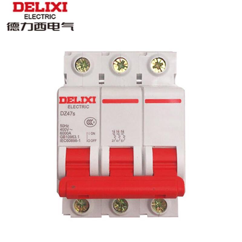 DELIXI ELECTRIC DZ47s C-Type 3-Pole 32A Circuit Breaker