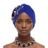 New Sticky Flower Solid Color Watermelon Hat Baotou Hat African Hat Muslim Hat