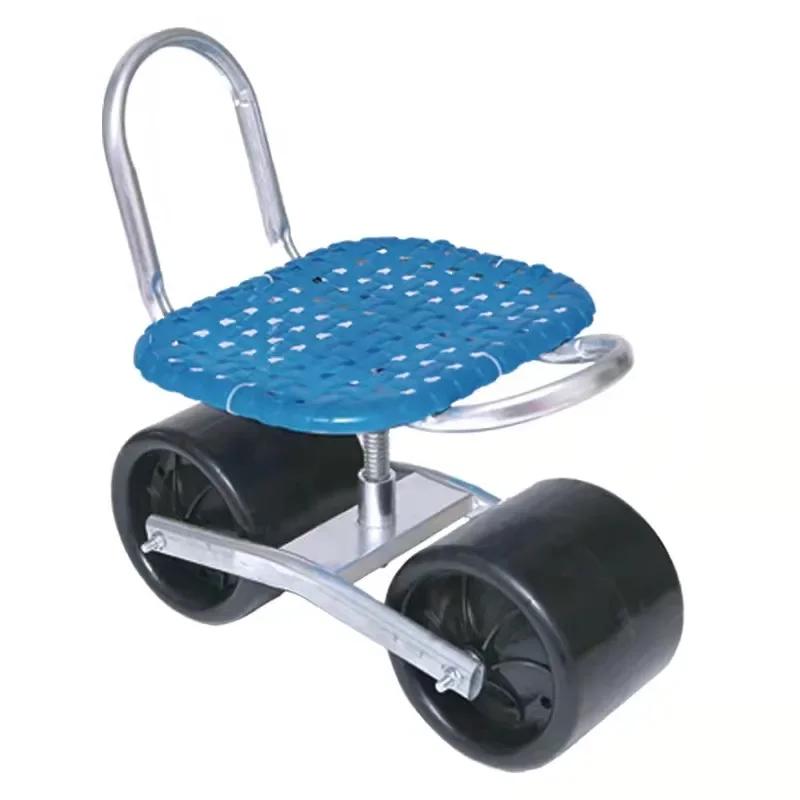 Greenhouse Mobile Lazy Cart Rotating Lifting Small Stool Agricultural Machinery Agricultural Tools Fruit Greenhouse Trolley