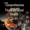 Sanhe 34cm Titanium-Iron Non-Stick Flat-Bottom Wok