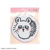 Chiikawa Die Cut Towel Handkerchief Purple Flying Squirrel Die Cut In Package Cute 41-1200120 Approx. 21.5 X 22 Cm